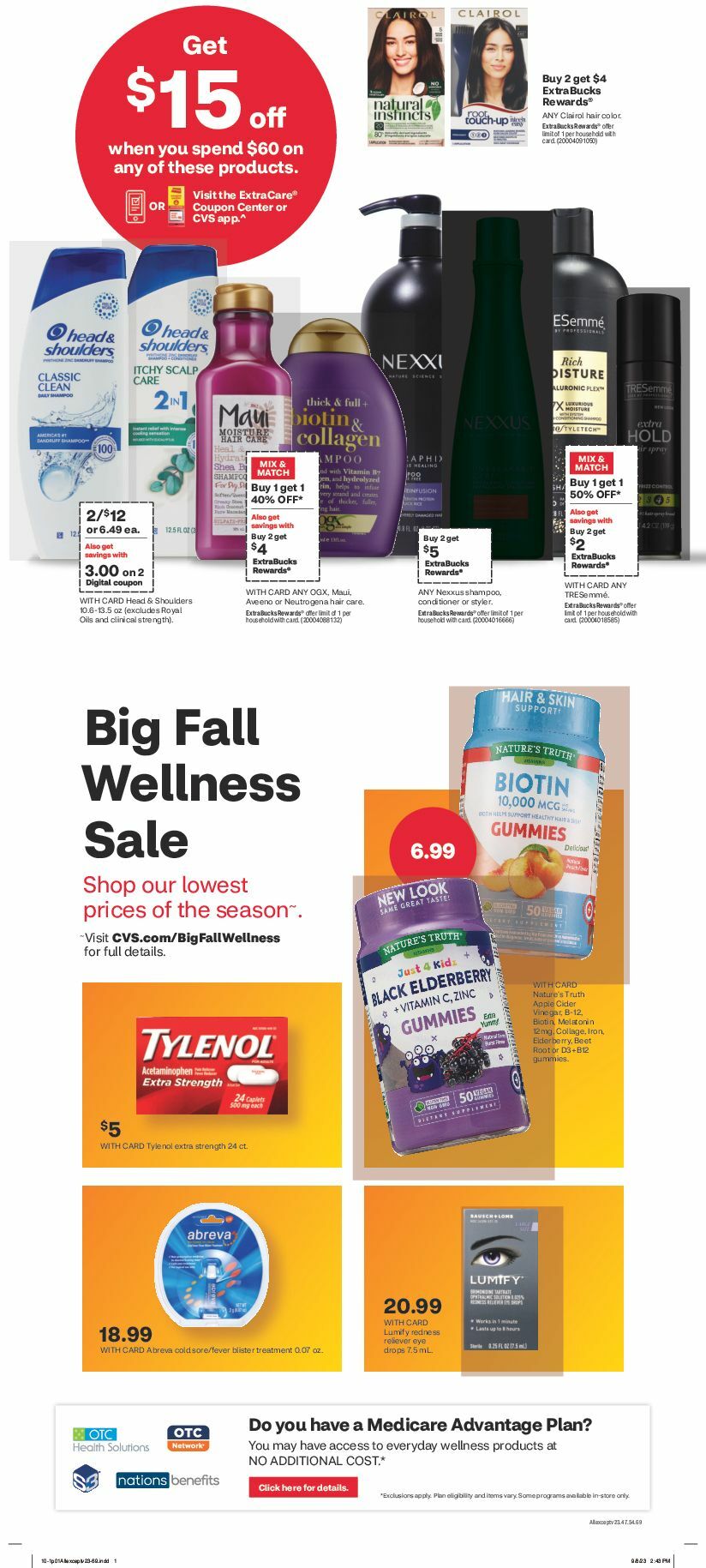 CVS Pharmacy Weekly Ad from October 1