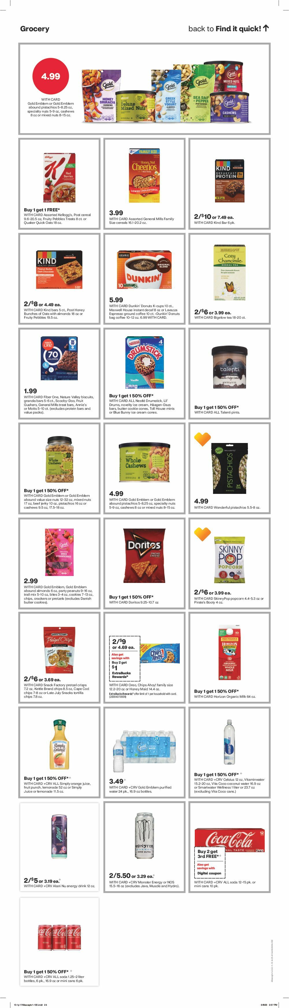 CVS Pharmacy Weekly Ad from October 1