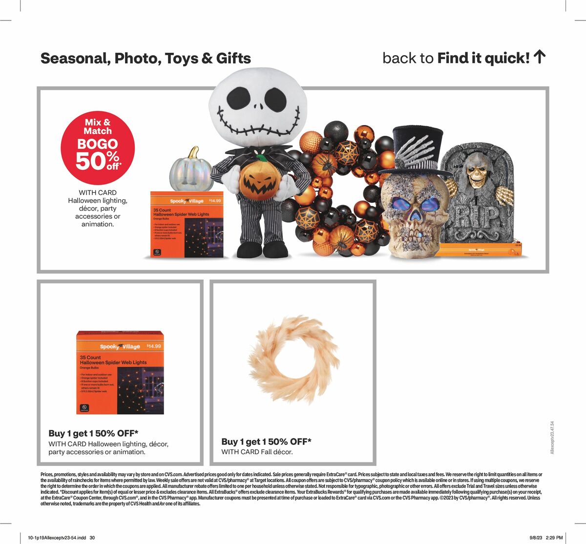 CVS Pharmacy Weekly Ad from October 1