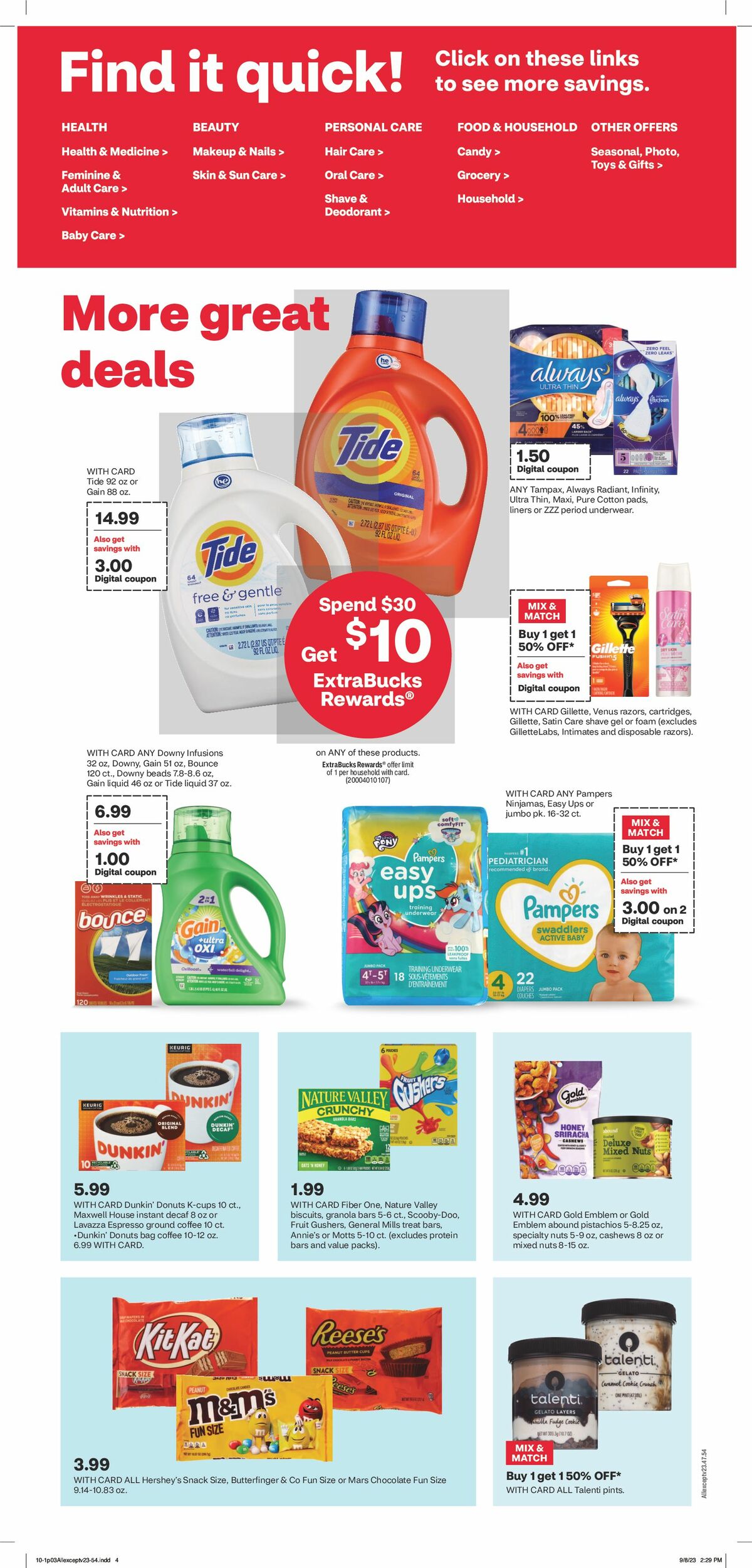 CVS Pharmacy Weekly Ad from October 1