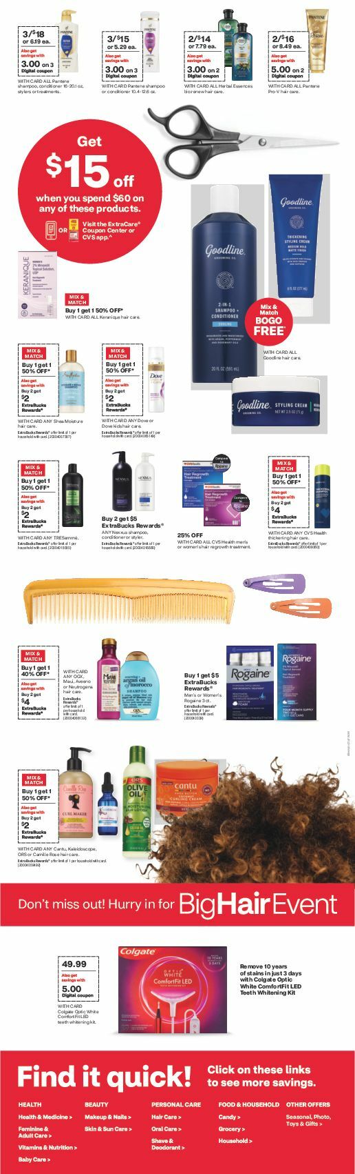 CVS Pharmacy Weekly Ad from October 1