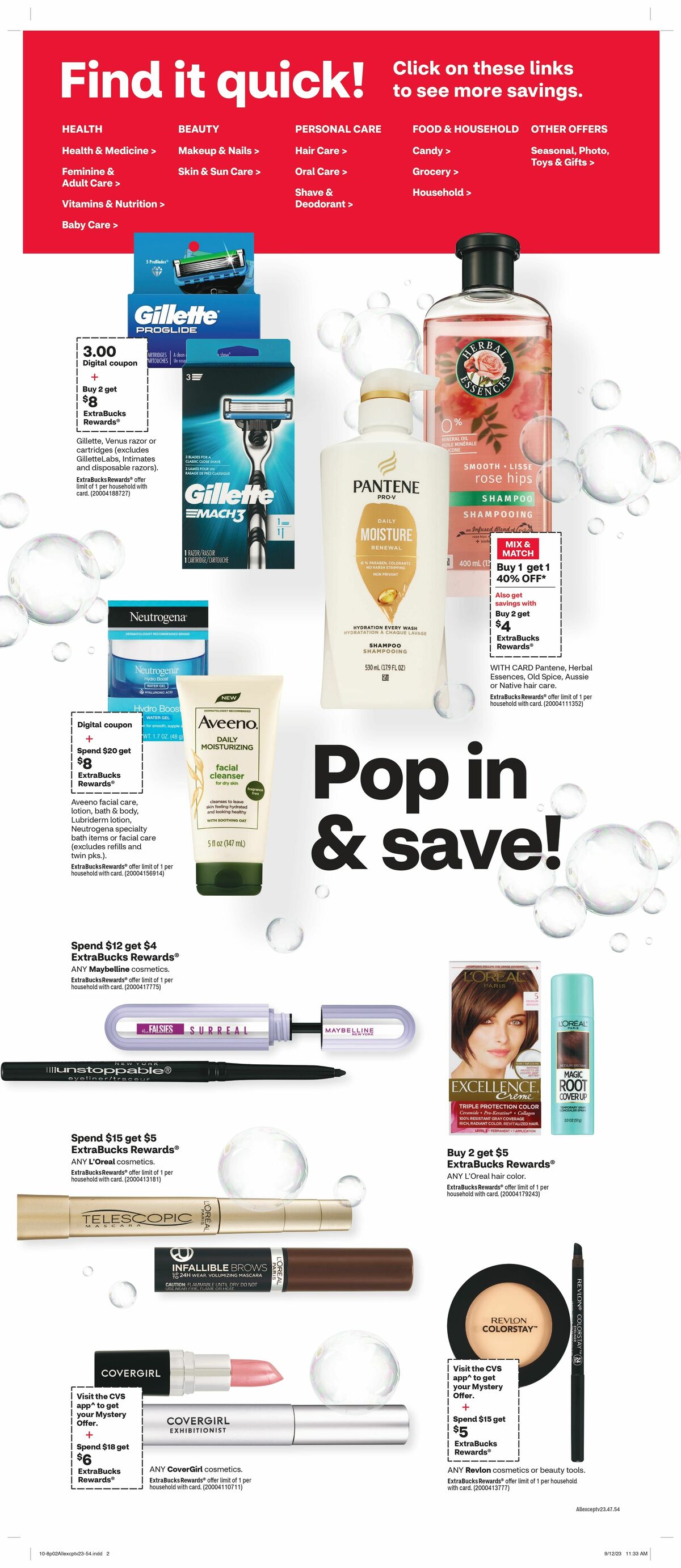 CVS Pharmacy Weekly Ad from October 8