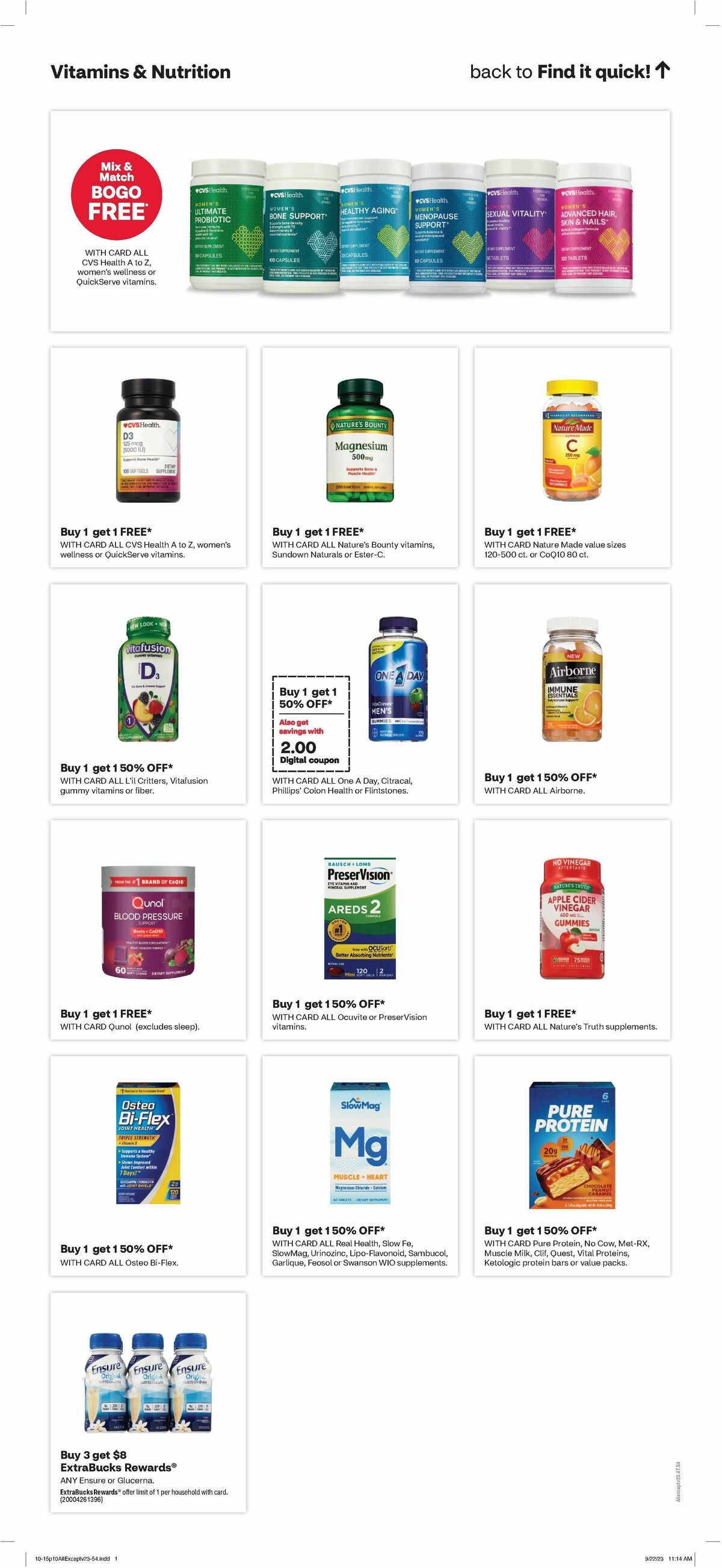 CVS Pharmacy Weekly Ad from October 15