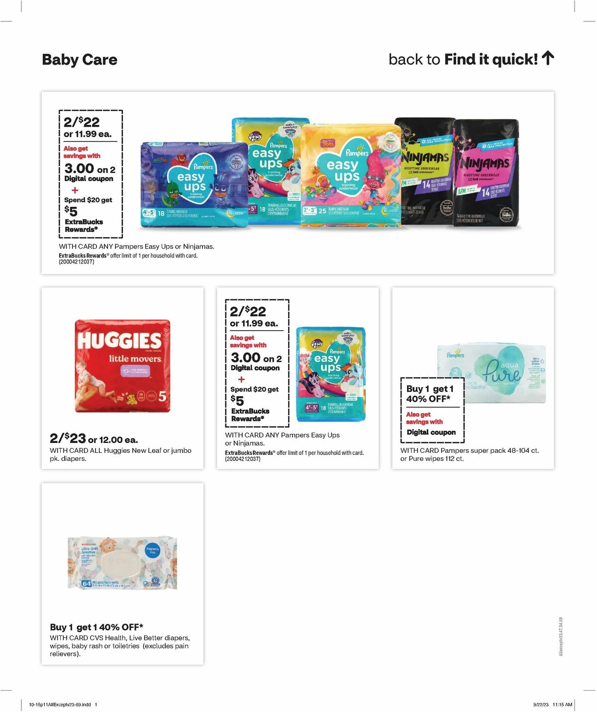 CVS Pharmacy Weekly Ad from October 15