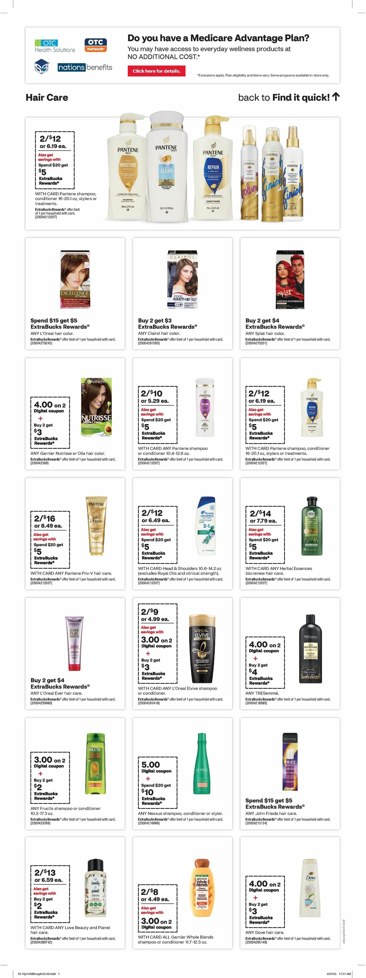 CVS Pharmacy Weekly Ad from October 15