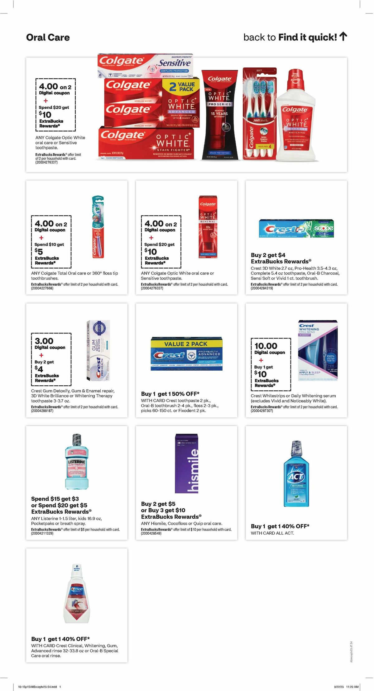 CVS Pharmacy Weekly Ad from October 15