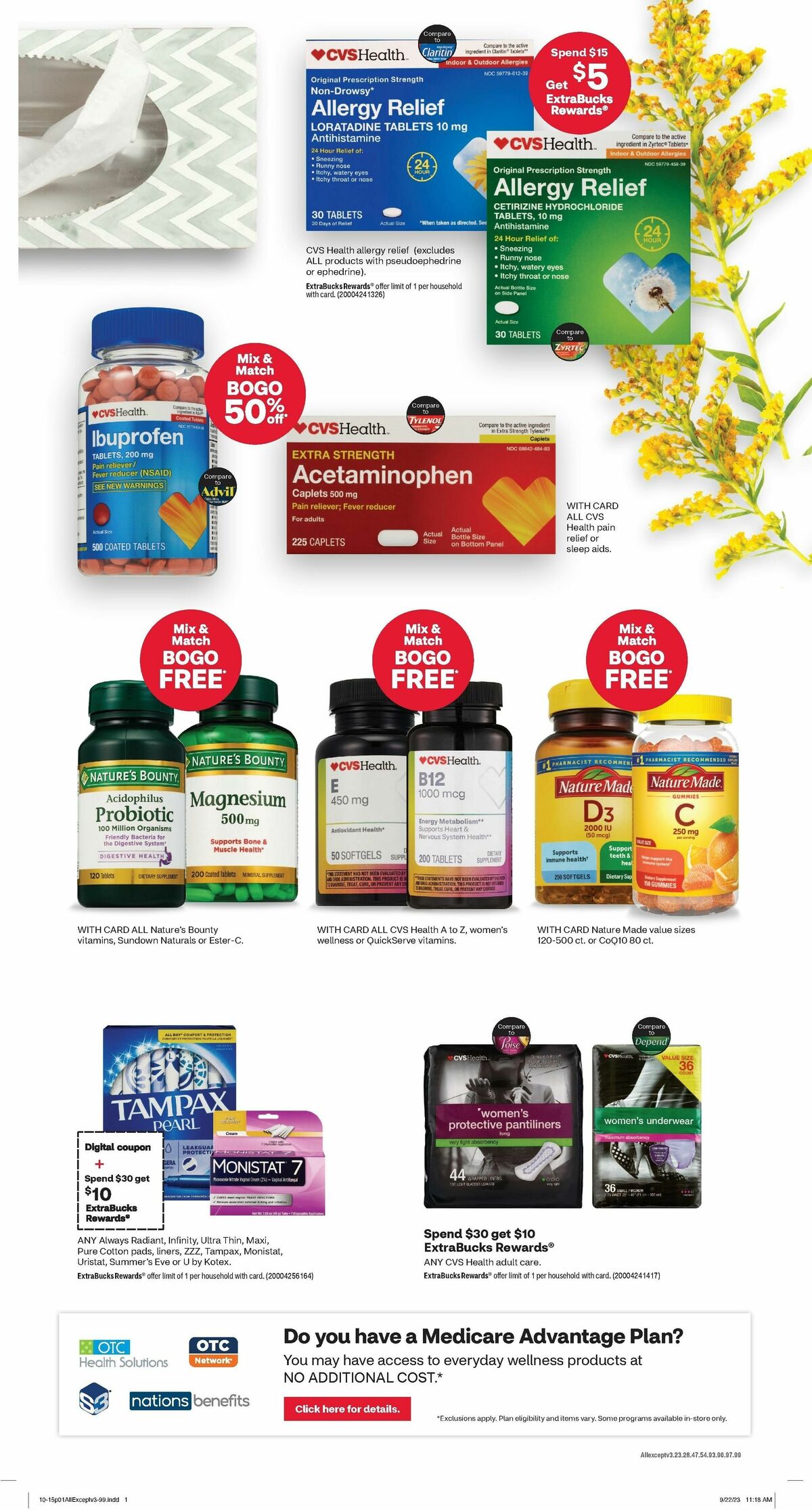 CVS Pharmacy Weekly Ad from October 15