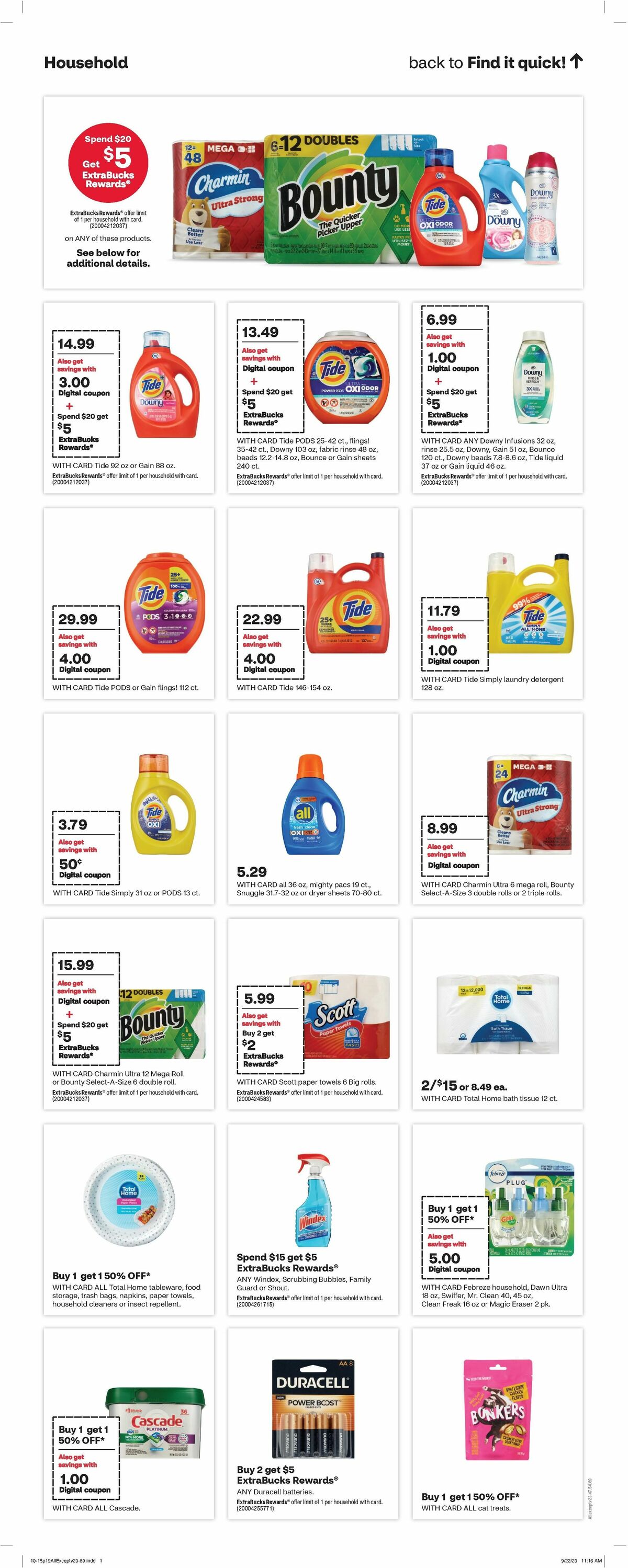 CVS Pharmacy Weekly Ad from October 15