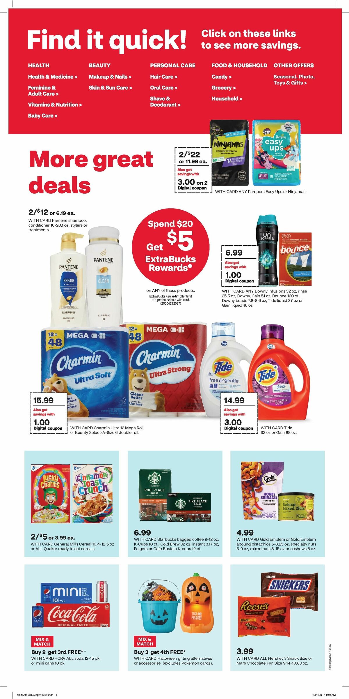 CVS Pharmacy Weekly Ad from October 15