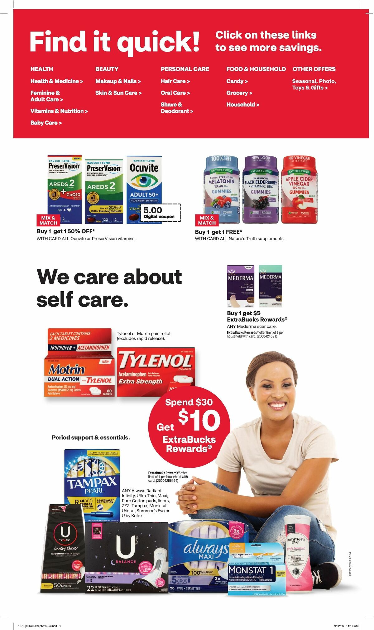 CVS Pharmacy Weekly Ad from October 15