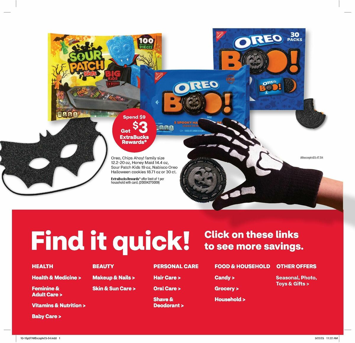 CVS Pharmacy Weekly Ad from October 15