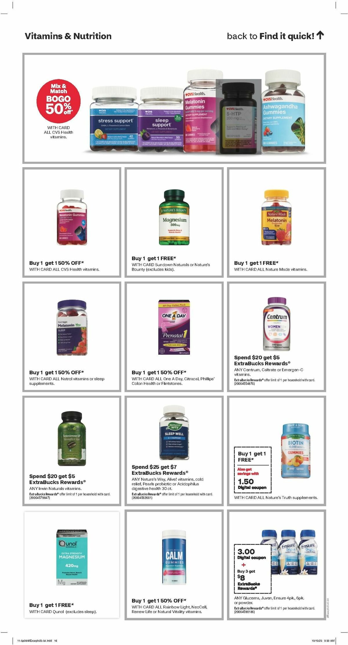 CVS Pharmacy Weekly Ad from November 5