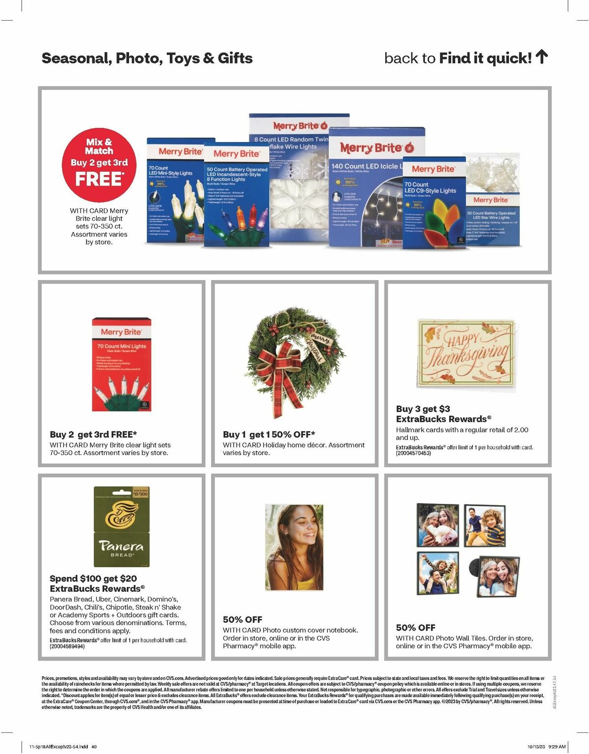 CVS Pharmacy Weekly Ad from November 5