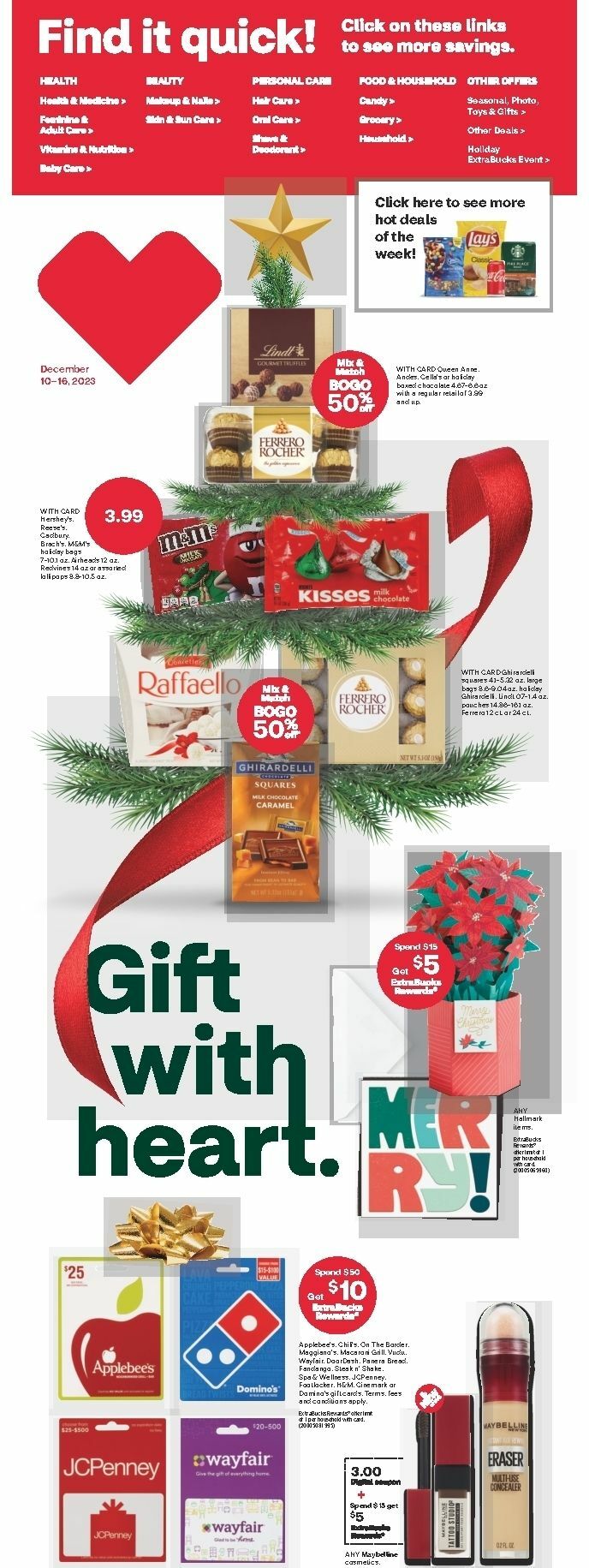 CVS Pharmacy Weekly Ad from December 10
