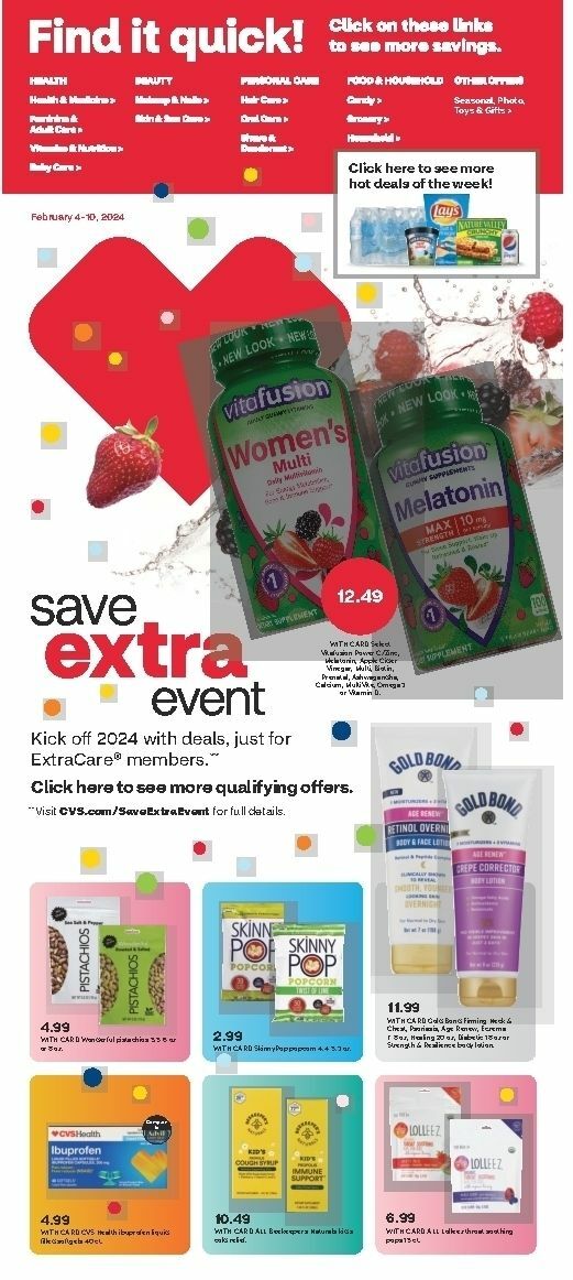 CVS Pharmacy Weekly Ad from February 4