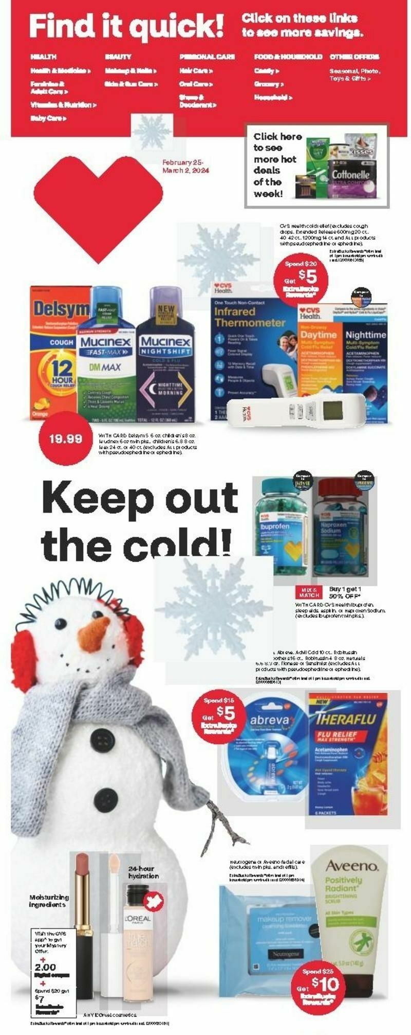 CVS Pharmacy Weekly Ad from February 25