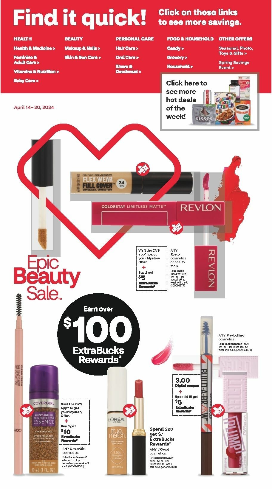 CVS Pharmacy Weekly Ad from April 14