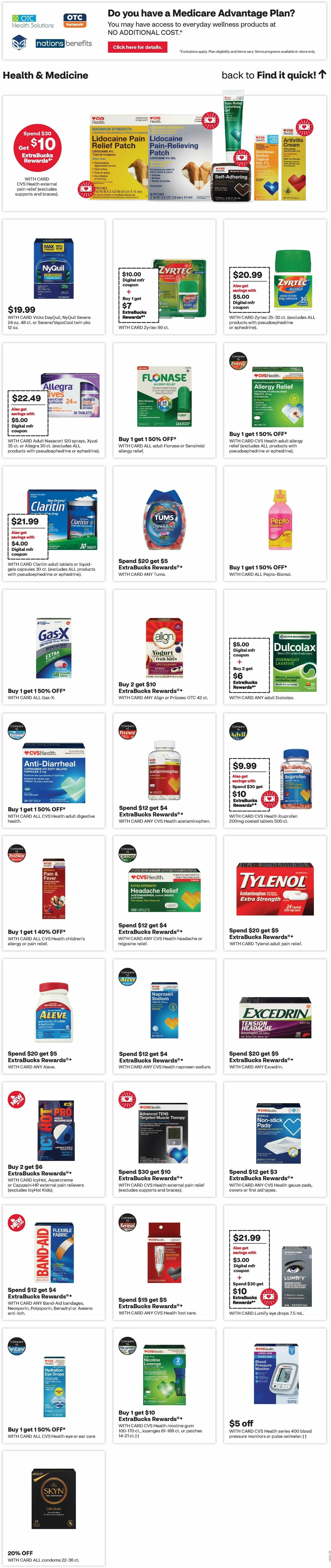 CVS Pharmacy Weekly Ad from August 11