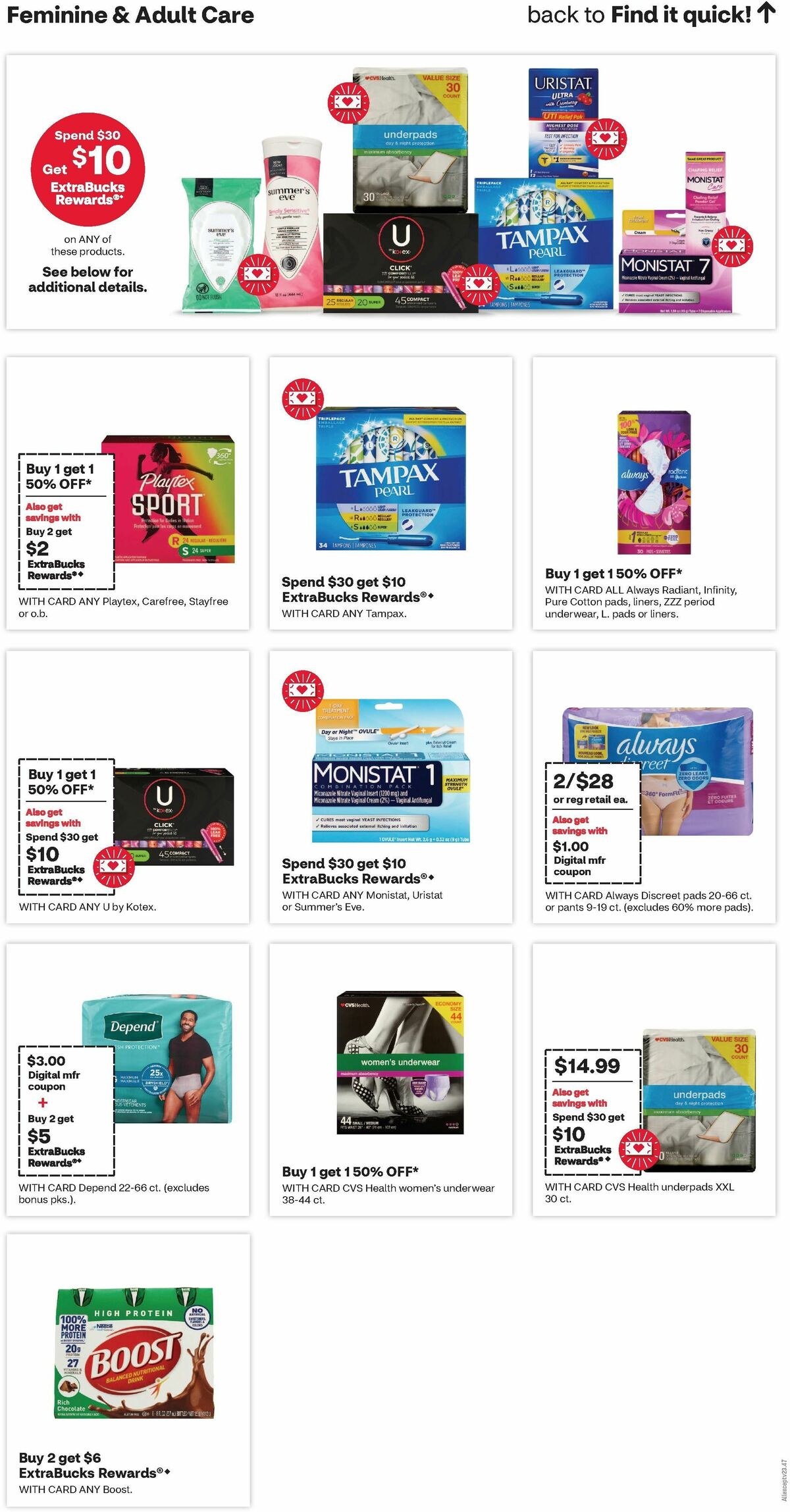 CVS Pharmacy Weekly Ad from August 11