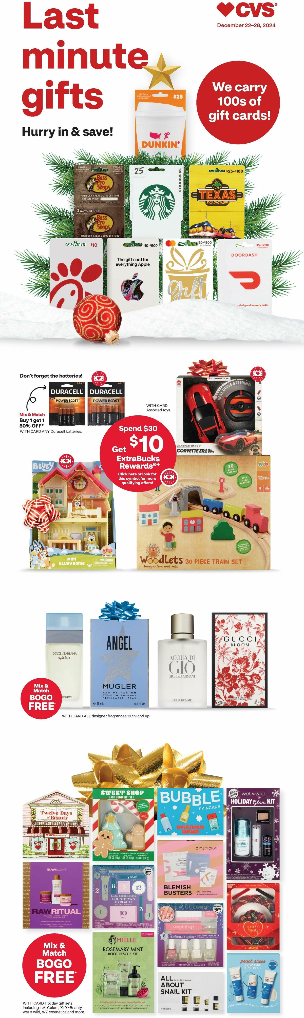 CVS Pharmacy Weekly Ad from December 22