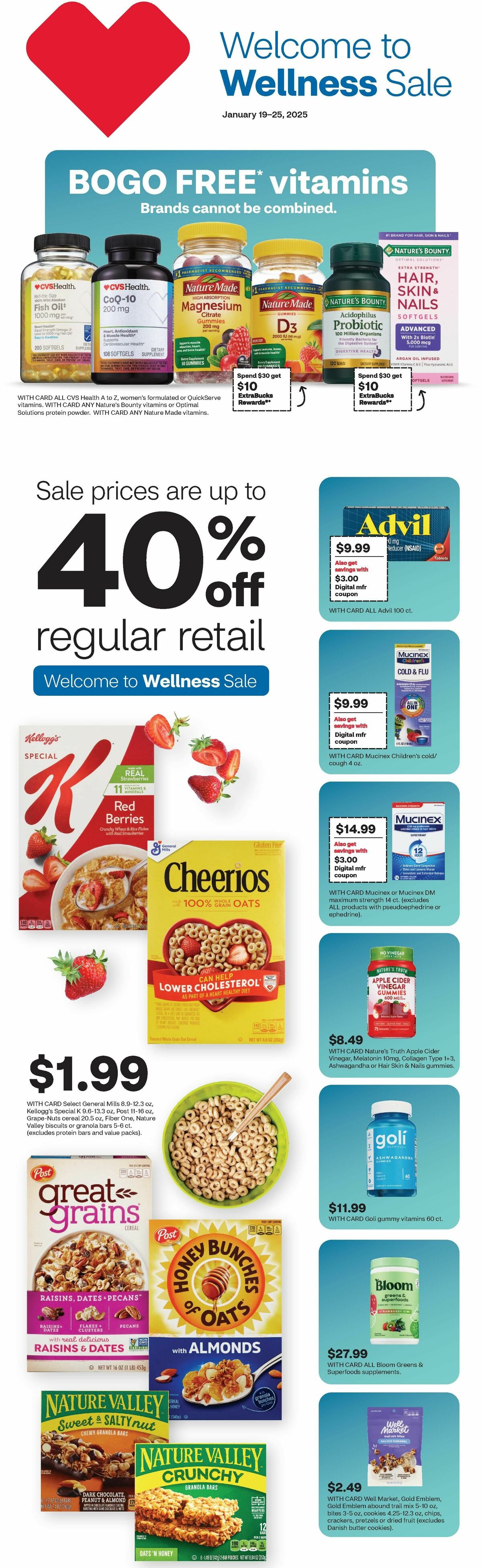 CVS Pharmacy Weekly Ad from January 19