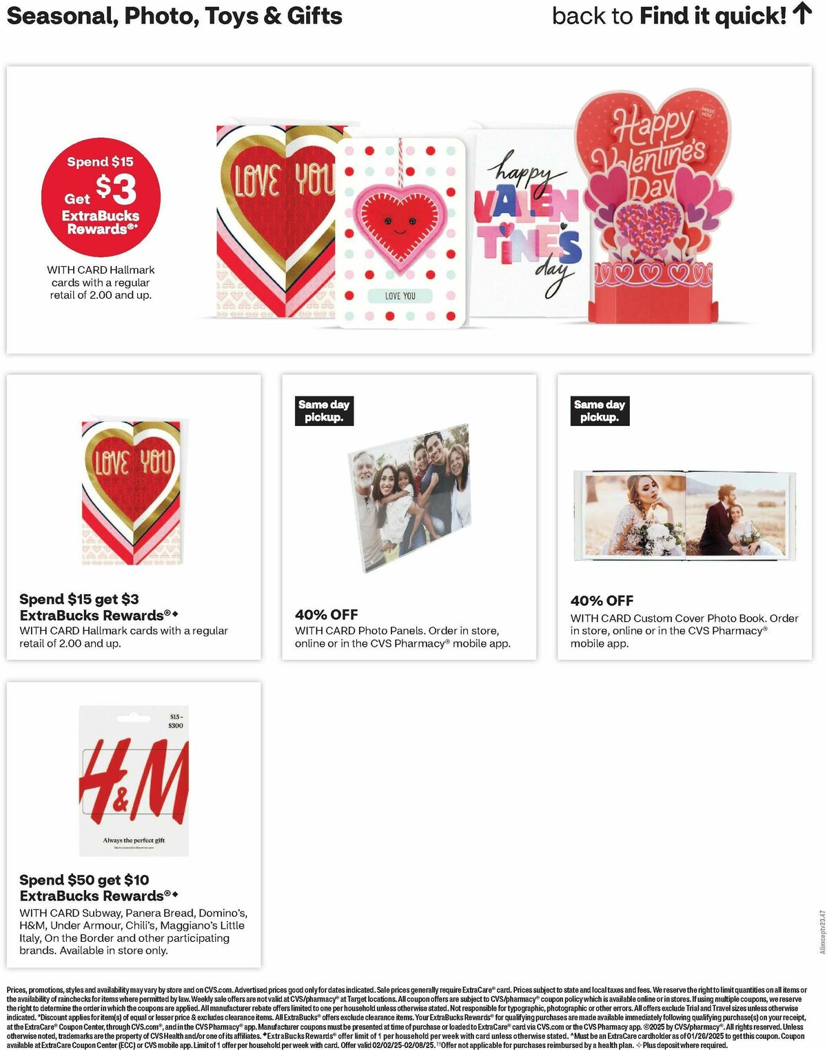 CVS Pharmacy Weekly Ad from February 2