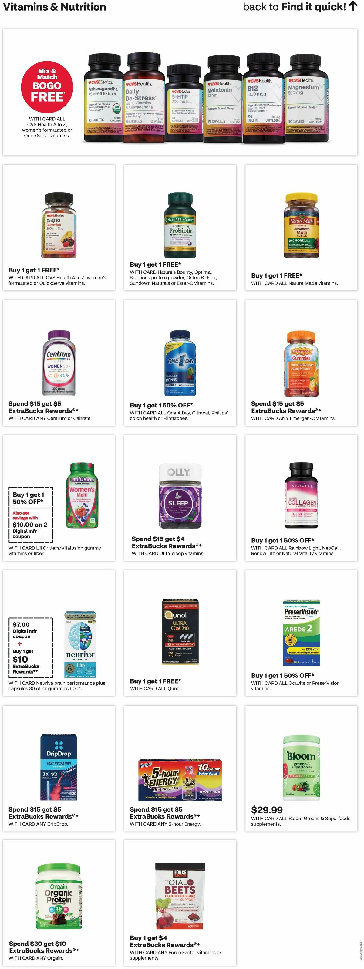 CVS Pharmacy Weekly Ad from March 2