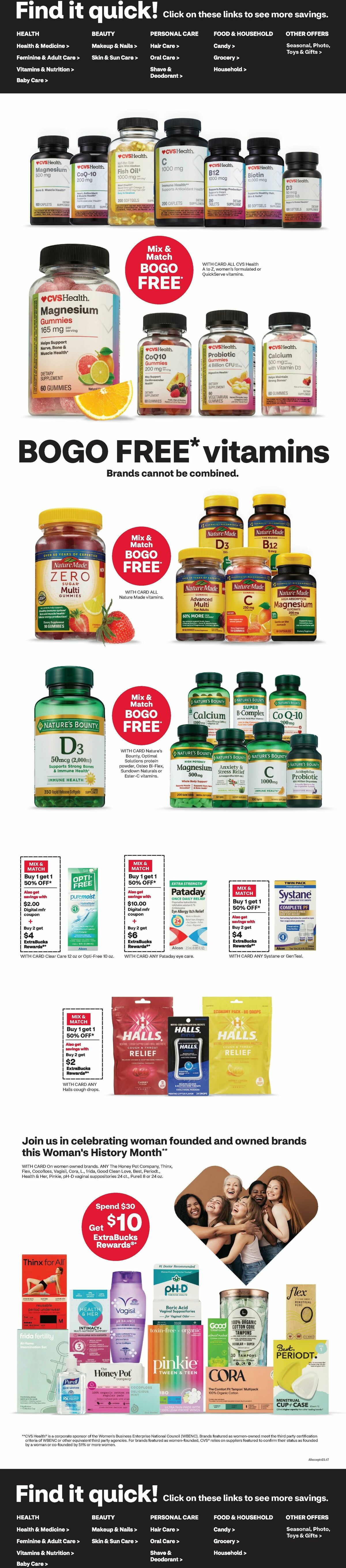 CVS Pharmacy Weekly Ad from March 9