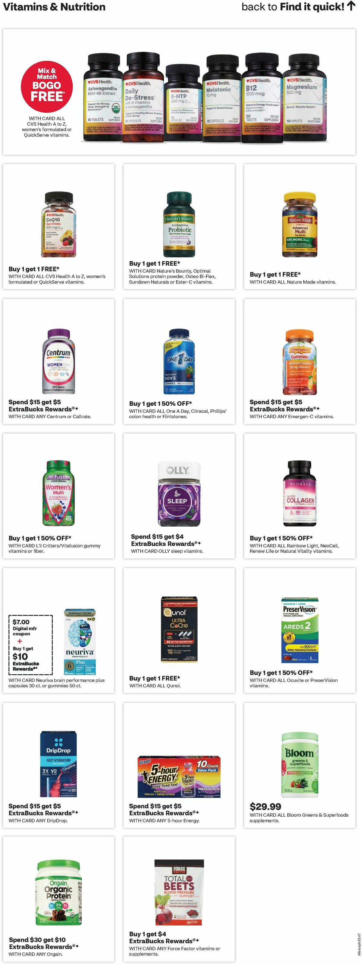 CVS Pharmacy Weekly Ad from March 9