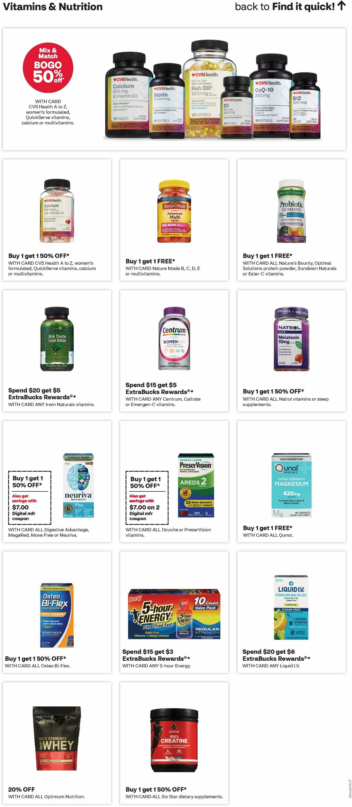 CVS Pharmacy Weekly Ad from March 30