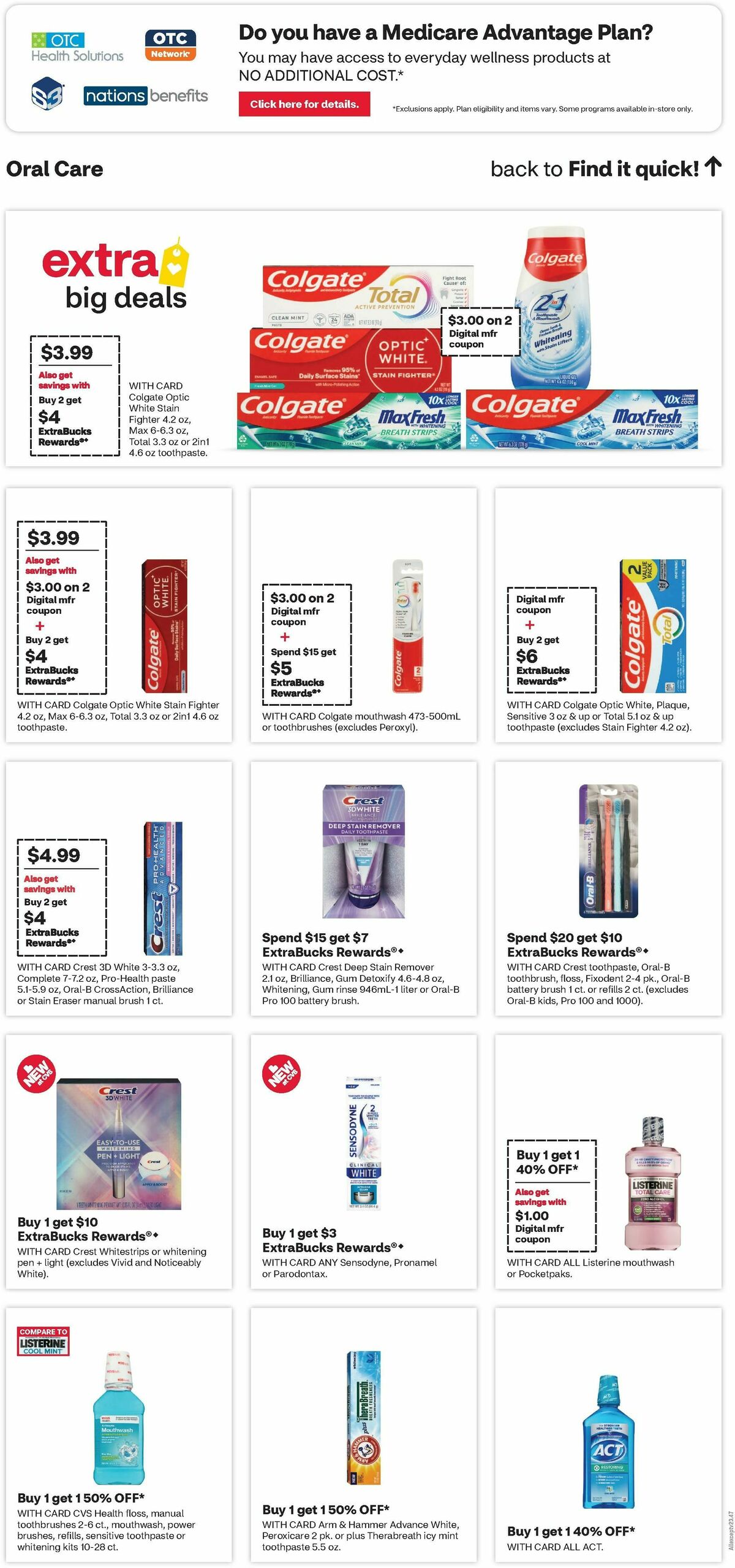 CVS Pharmacy Weekly Ad from April 20