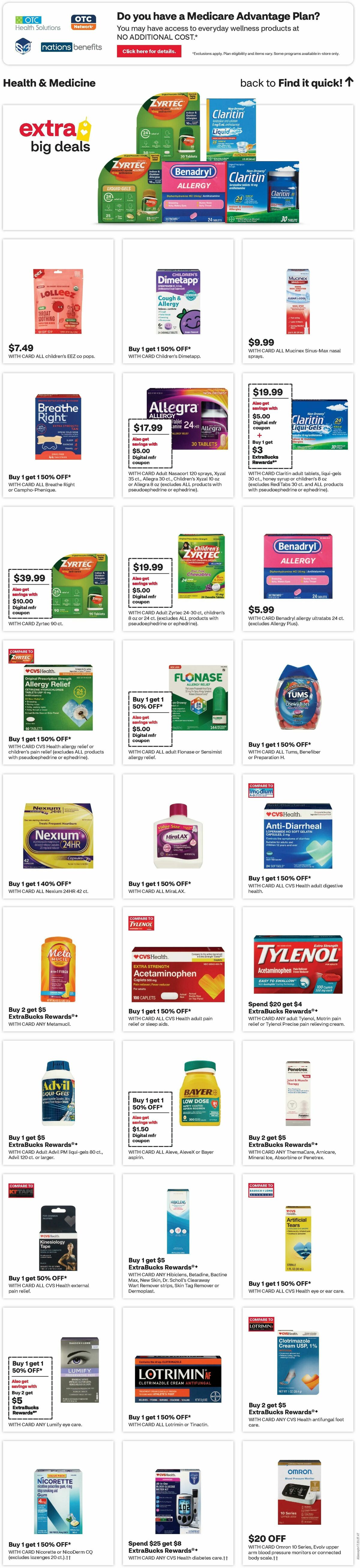 CVS Pharmacy Weekly Ad from April 27