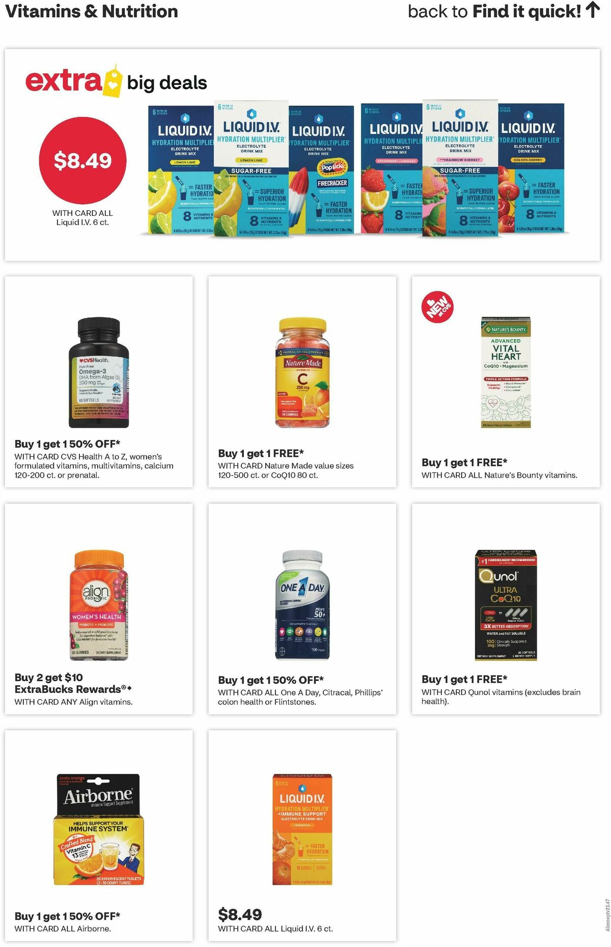 CVS Pharmacy Weekly Ad from July 20