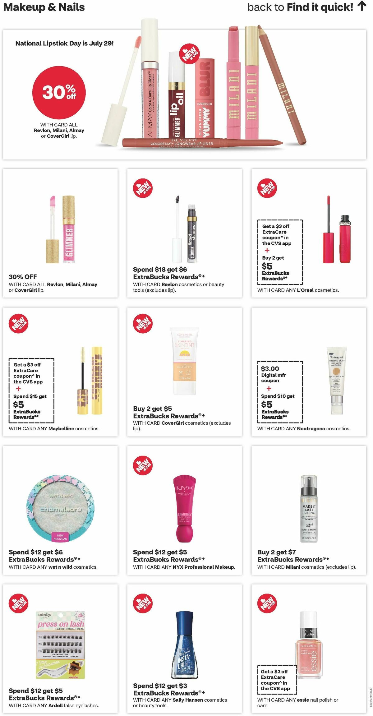 CVS Pharmacy Weekly Ad from July 20