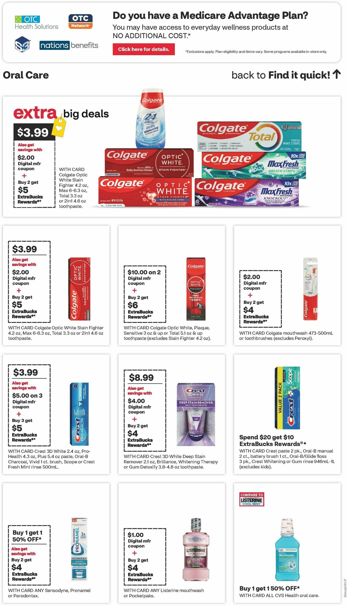 CVS Pharmacy Weekly Ad from July 20