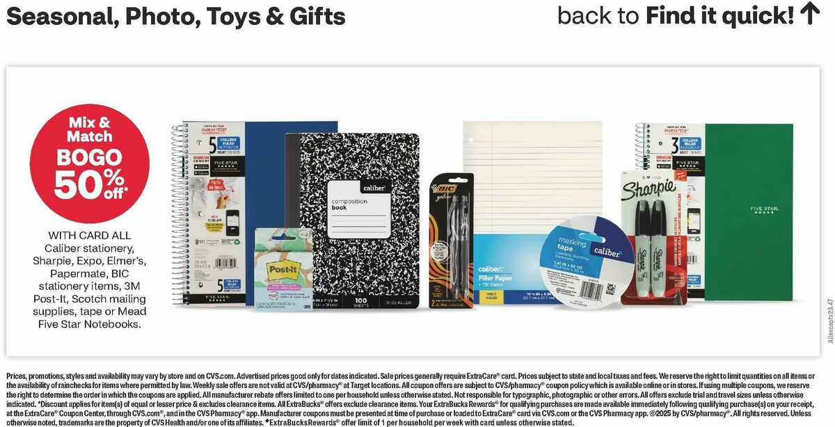 CVS Pharmacy Weekly Ad from July 20