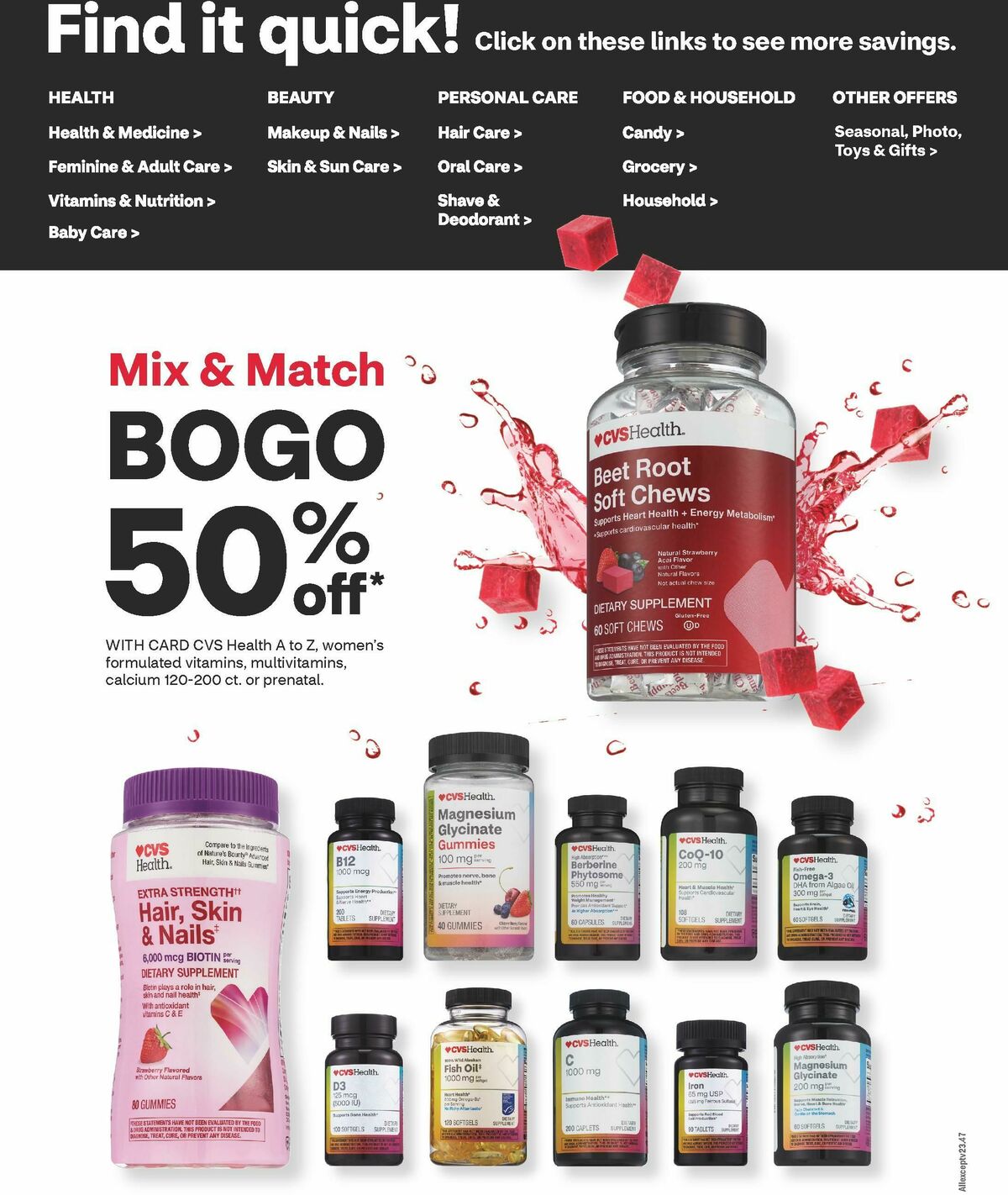 CVS Pharmacy Weekly Ad from July 20