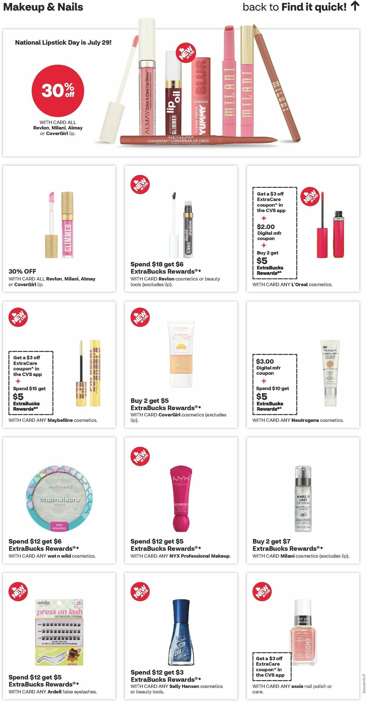 CVS Pharmacy Weekly Ad from July 27