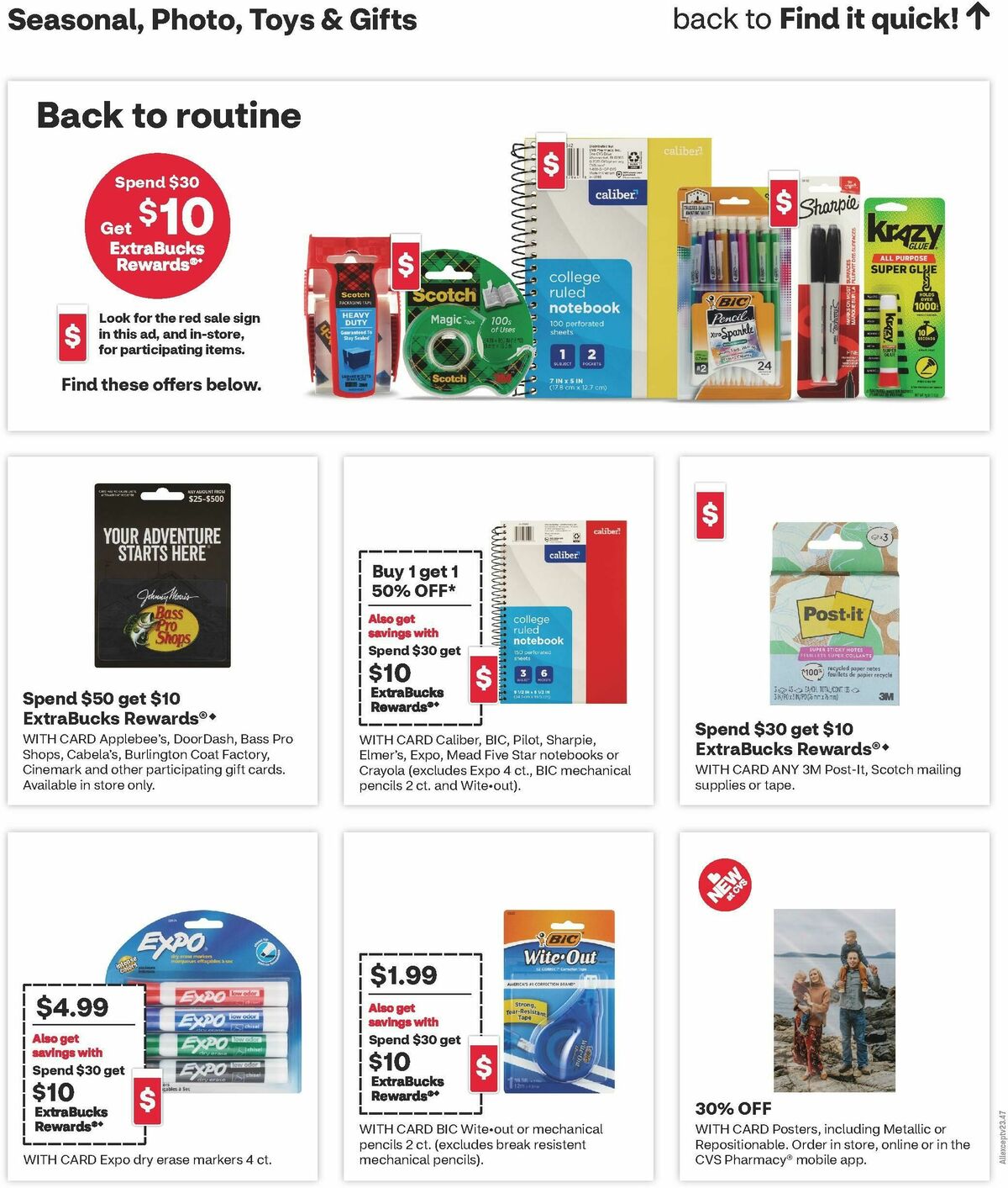 CVS Pharmacy Weekly Ad from August 3