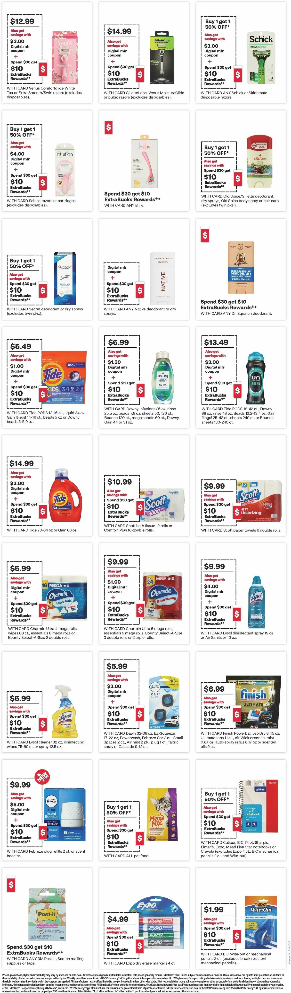 CVS Pharmacy Weekly Ad from August 3