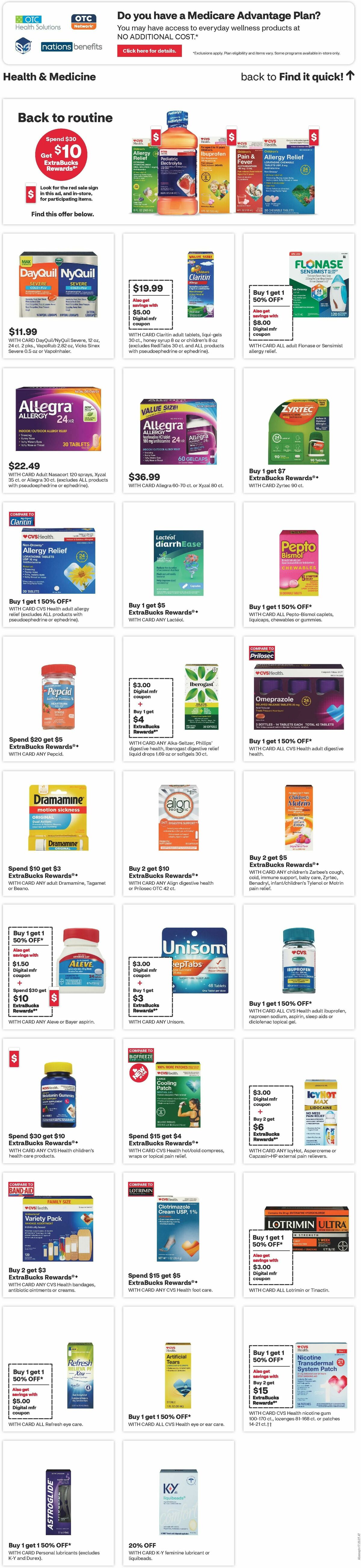 CVS Pharmacy Weekly Ad from August 3