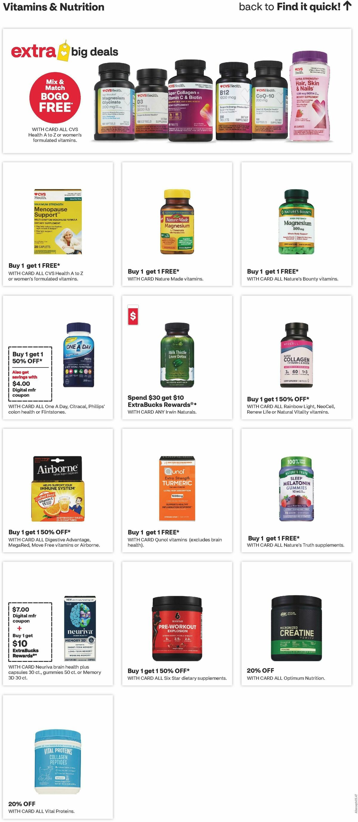 CVS Pharmacy Weekly Ad from August 3
