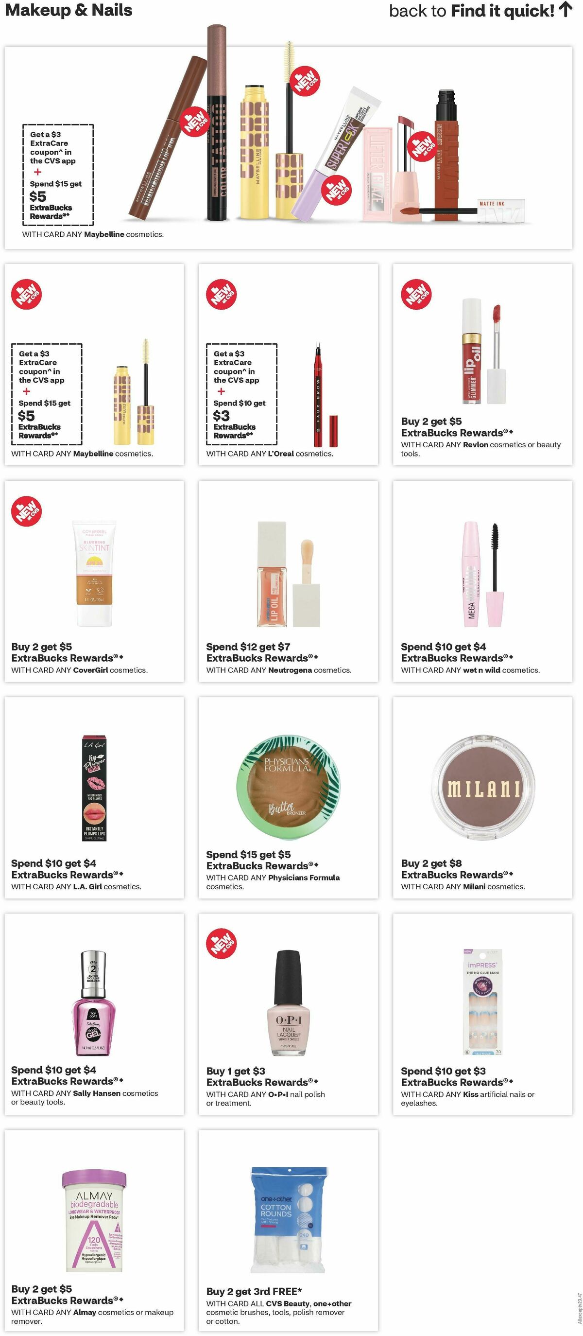 CVS Pharmacy Weekly Ad from August 10