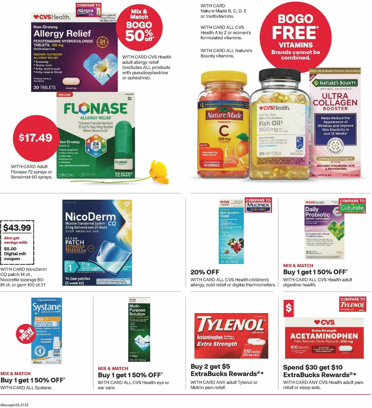 CVS Pharmacy Weekly Ad from August 24