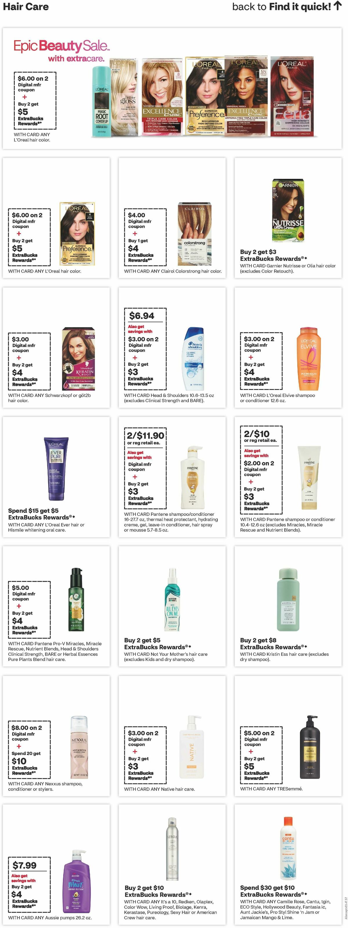 CVS Pharmacy Weekly Ad from August 31