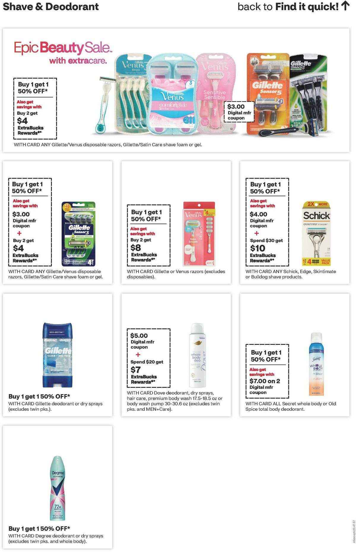 CVS Pharmacy Weekly Ad from August 31