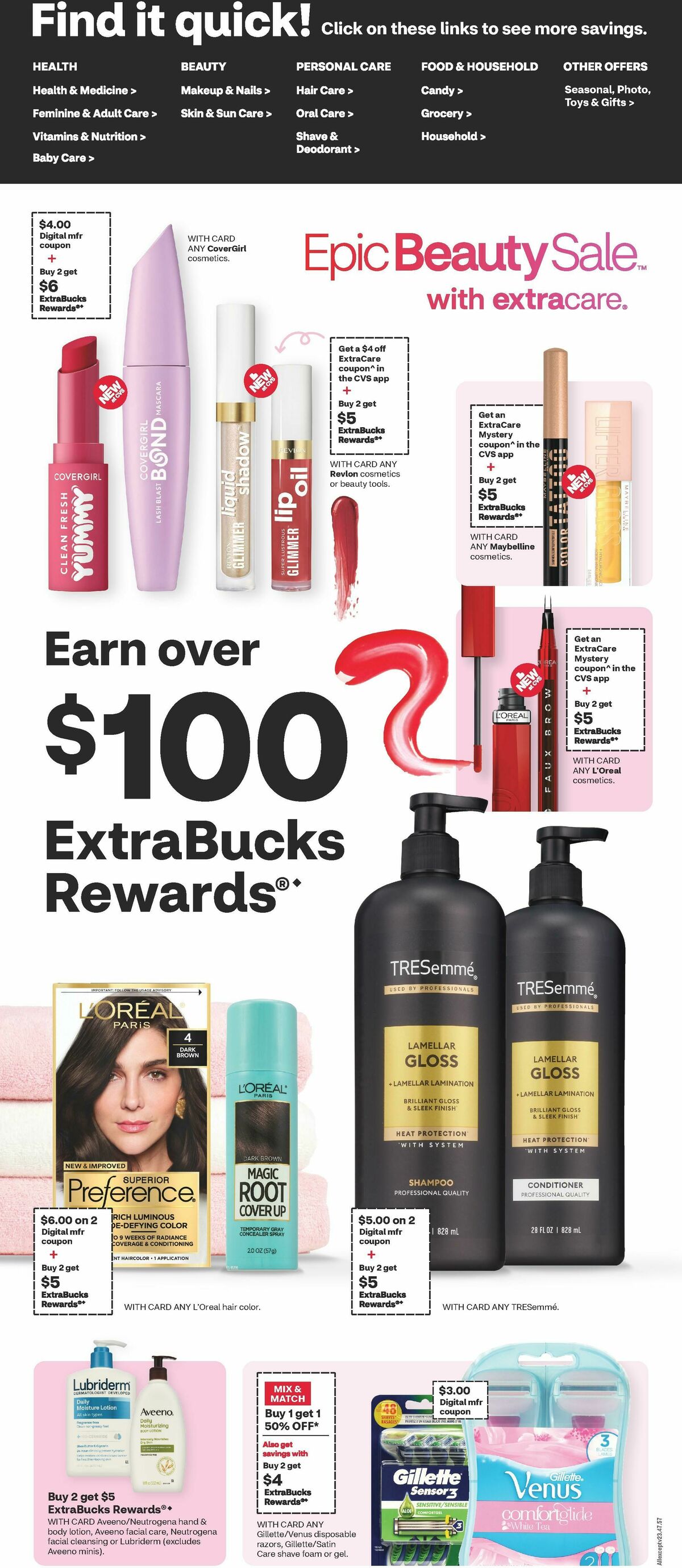 CVS Pharmacy Weekly Ad from August 31