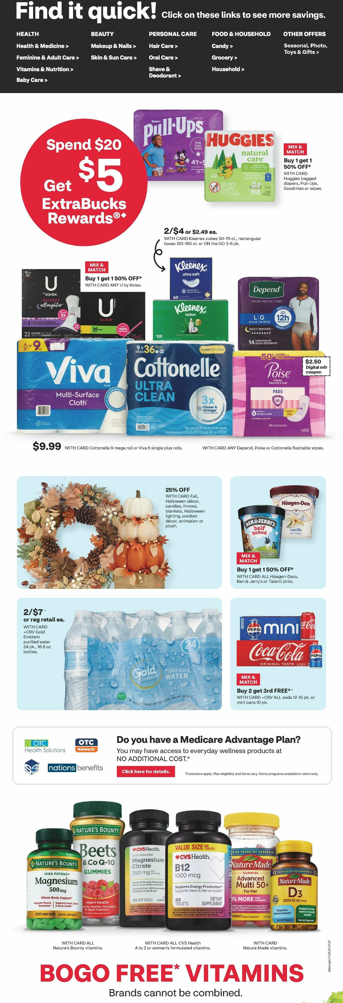 CVS Pharmacy Weekly Ad from August 31