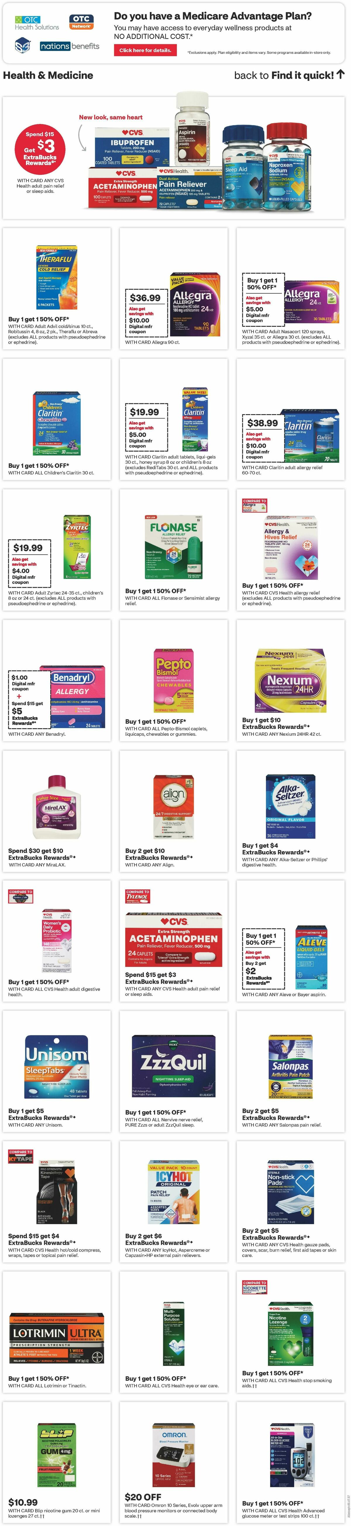 CVS Pharmacy Weekly Ad from August 31