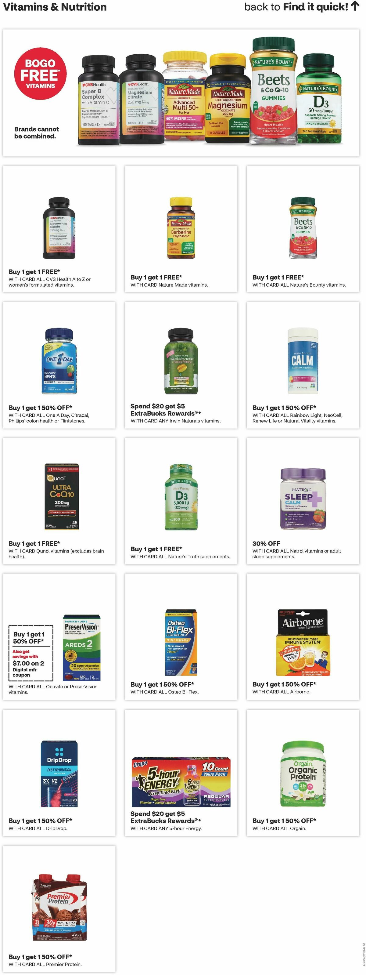 CVS Pharmacy Weekly Ad from August 31